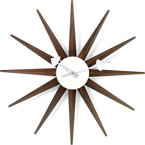 Immagine prodotto Vitra Orologio da parete Sunburst Clock Noce / Cioccolato 47cm