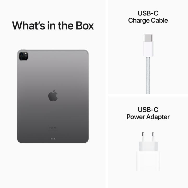 Produktbild Apple iPad Pro 2022 (6. Gen) (nur WLAN, 12.90", 1000 GB, Space Gray)