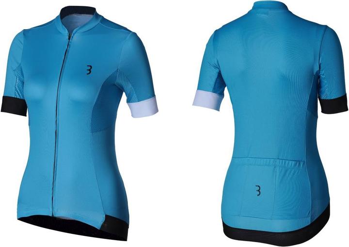 Actual product image BBB Jersey lady short sleeve Omnium scuba blue L (L)