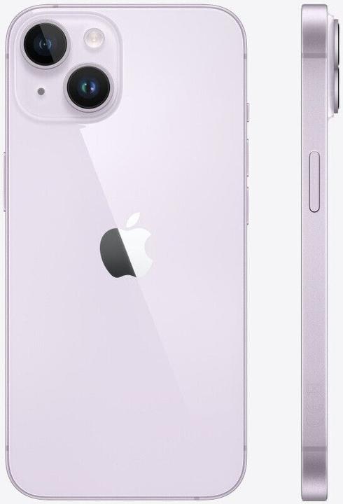 Produktbild Re!commerce iPhone 14 (128 GB, Violett, Purple, 6.10", 12 Mpx, SIM + eSIM, B / Sehr gut)