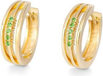 Image du produit Breuning Boucles D'Oreilles - Tsavorite (Or 750/18 K)