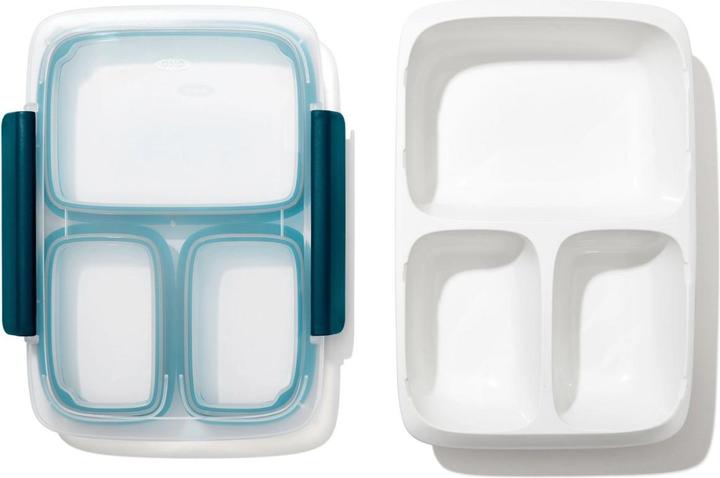 Actual product image OXO Good Grips Prep & Go container with separations 0.8L (0.80 l)