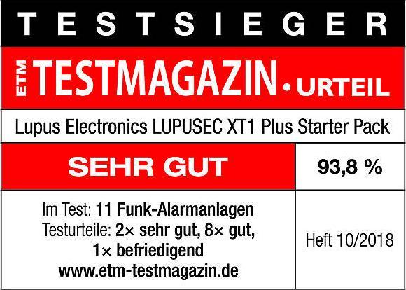 Actual product image Lupusec XT1 Plus Starter Pack