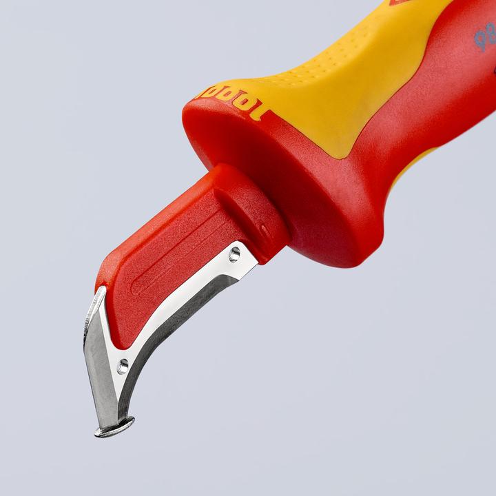 Produktbild Knipex Abmantelungsmessermit Gleitschuh 98 55 SB (3.80 cm)