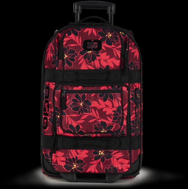 Actual product image Ogio TRAVEL BAG LAYOVER RED FLOWER P/N: 5923090OG (46 l, Hand luggage (up to 50 litres))