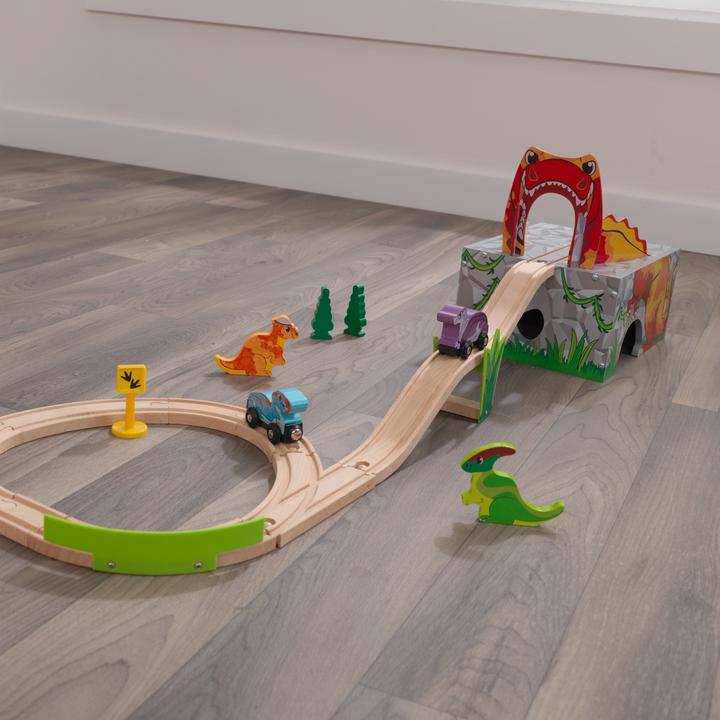 Immagine prodotto KidKraft Adventure Tracks™ Dino-Welt Bebende T-Rex-Höhle
