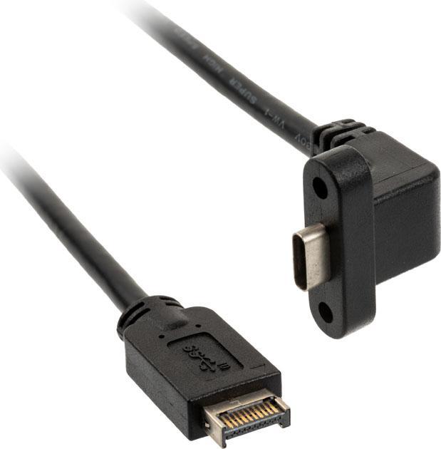 Image du produit Streacom Câble USB 3.1 Gen2 de type C 400mm ST-USB-E2C-400 (0.40 m, USB 3.2 Gen 2)