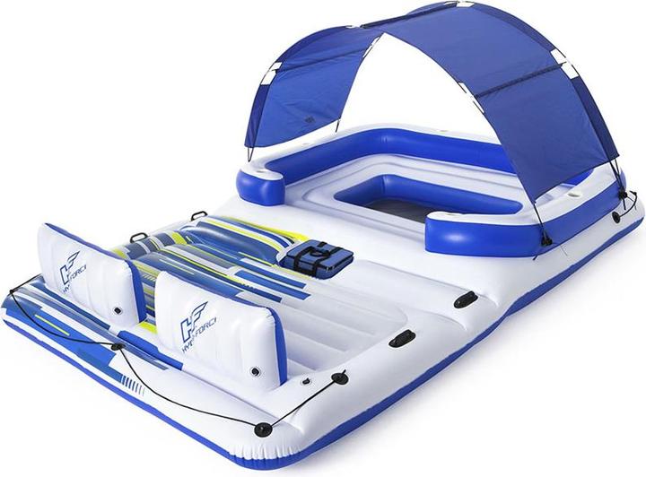 Actual product image Bestway Hydro Force Tropical Breeze 6-Person Inflatable Party Island 3.73 m