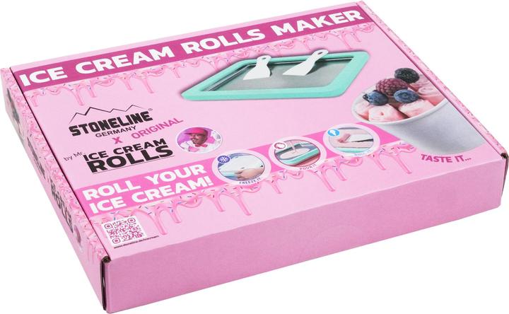 Actual product image Stoneline Ice Cream Rolls Maker, ice cream platter for homemade ice cream | Mint (CH plug)