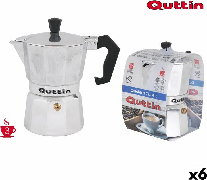 Quttin Italienische Kaffeemaschine 105187 (6 Stück) (6 T.)