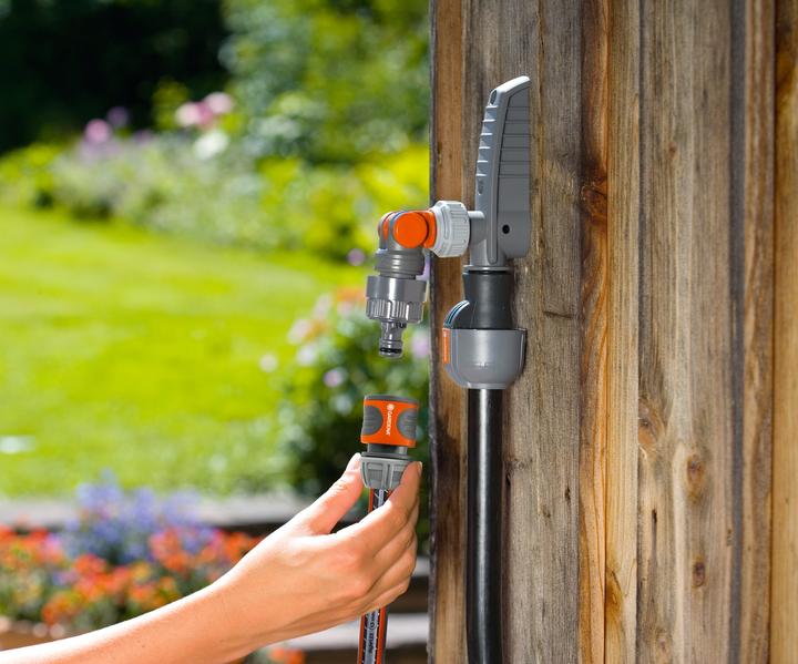 Produktbild Gardena Hahnstück mit Wasserstop (Schlauchanschluss, 13 mm)