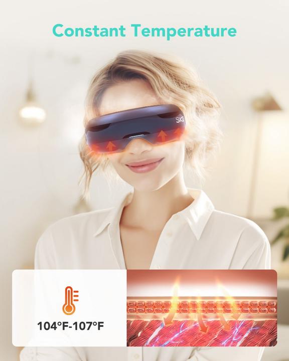 Produktbild SKG E3 Pro Augen- und Schläfenmassagegerät mit Sichtfenster