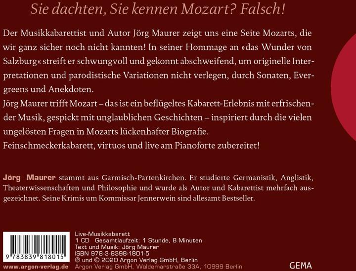 Actual product image Jörg Maurer meets Mozart (Joerg Mason, German)