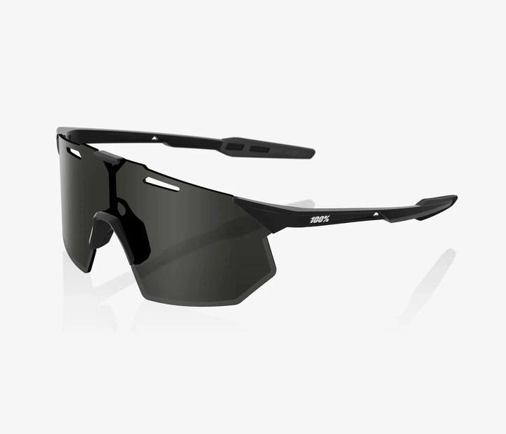 Image du produit 100% HYPERCRAFT SQ - Matte Black - Smoke Lens (Noir mat, Fumée)