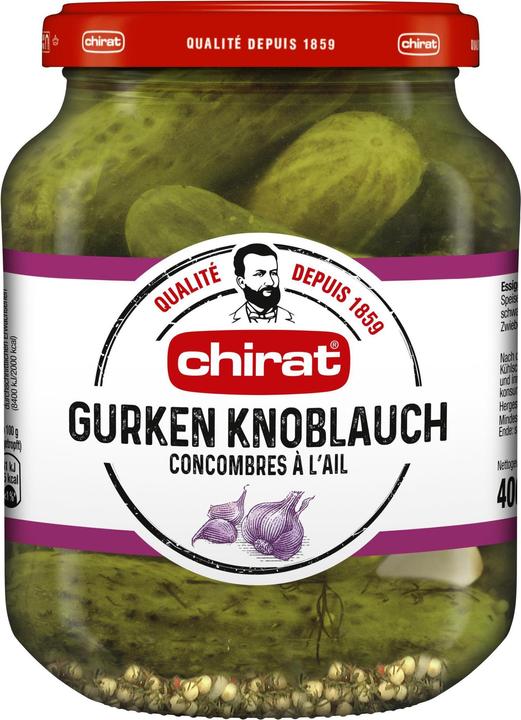 Actual product image Chirat Cucumbers garlic 400 g (400 g)