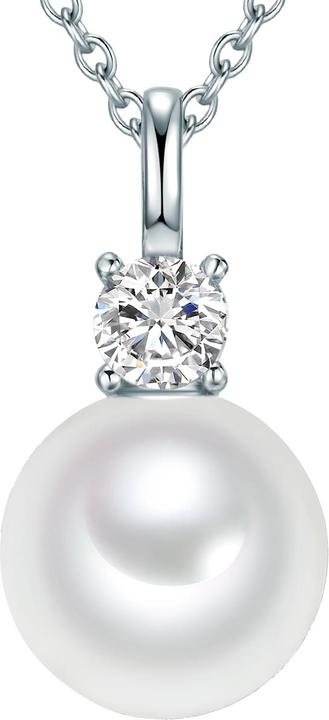 Image du produit Lulu & Jane Argent sterling zirconium perle de coquille argent - 33446 (Argent Sterling)