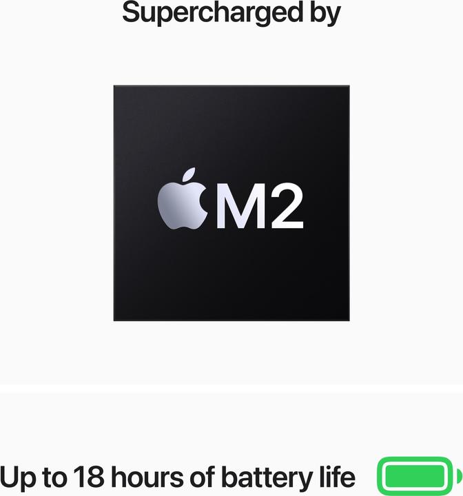 Produktbild Apple MacBook Air – 2022 (13.60", M2, 16 GB, 512 GB, DE)
