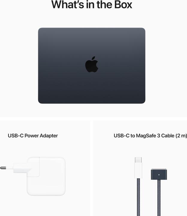 Produktbild Apple MacBook Air – 2022 (13.60", M2, 16 GB, 512 GB, DE)
