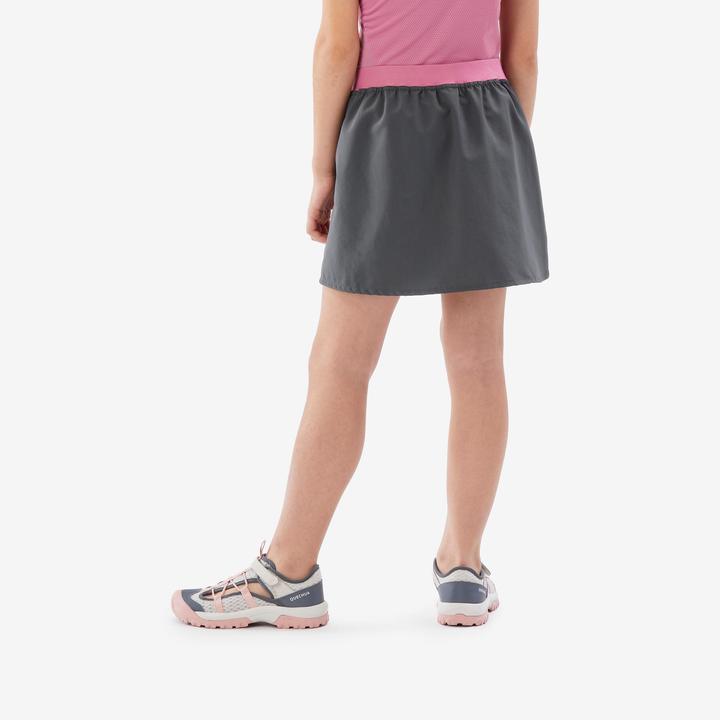 Actual product image Quechua Hosenrock Kinder Gr. 122–170 Wandern - MH100 grau (14, 15, 16)