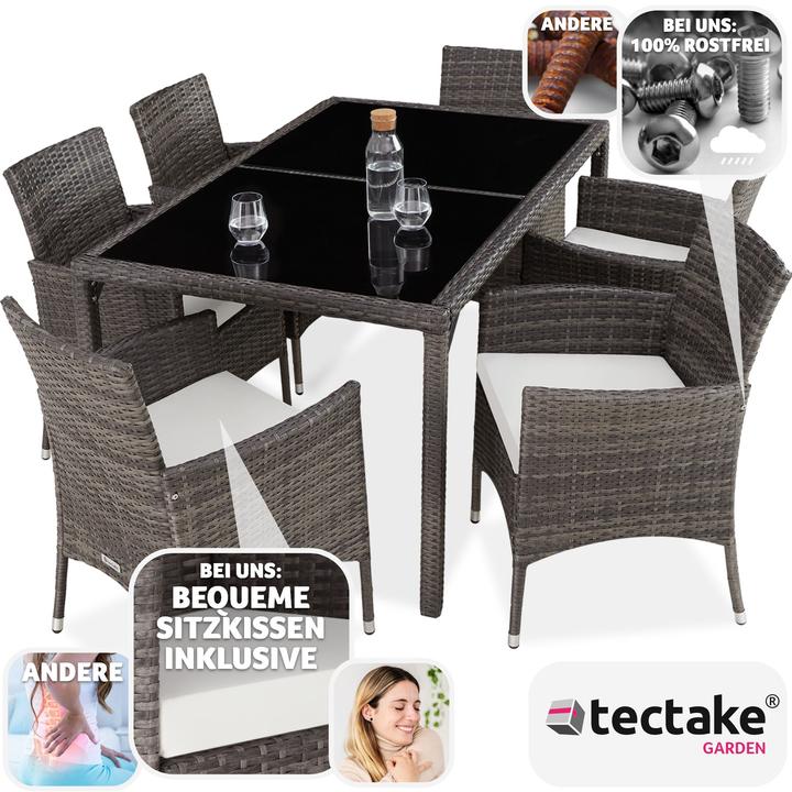 Image du produit tectake Salon de Jardin Porto