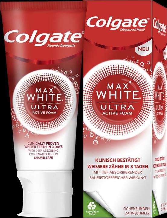 Produktbild Colgate Max White Ultra Active Foam Whitening (50 ml)