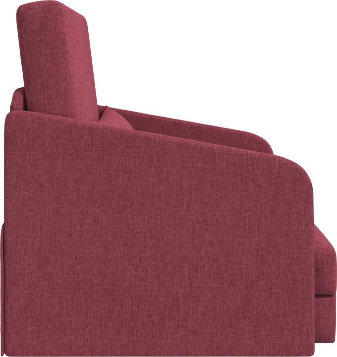 Produktbild VidaXL Fussboden Schlafsofa 2-in-1 Weinrot 65x80x83 cm Stoff (1.5-Sitzer)