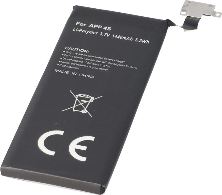 Image du produit AccuCell Batterie Apple iPhone 4S batterie, 616-0579, GB-S10-423282-0100