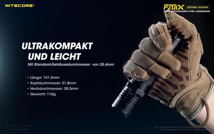 Productafbeelding Nitecore P20iX (14 cm, 4000 lm)