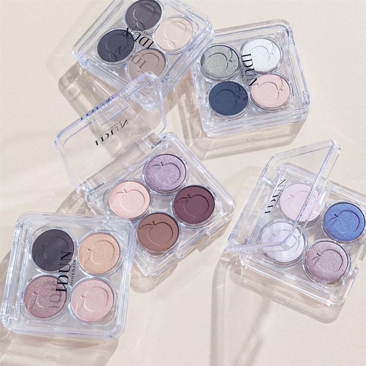 Actual product image IDUN Minerals Palette Eyeshadow Brunkulla (Brown, Gold, Pink)