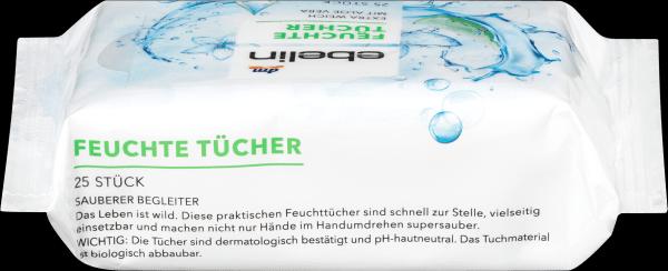 Actual product image dm ebelin Refreshing wipes (75 Piece)