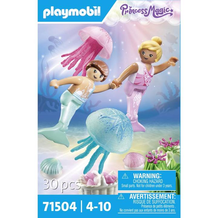 Produktbild Playmobil Meerjungfrauen-Kinder mit Quallen (71504, Playmobil Princess Magic)