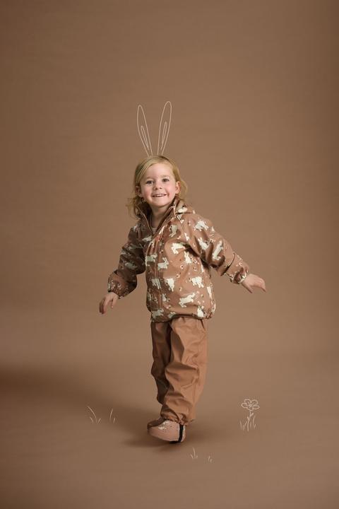 Actual product image CeLaVi lined rain set Tawny Brown (100 A)