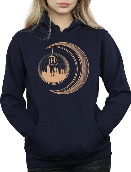 Immagine prodotto Hogwarts Moon Felpa con Cappuccio Donna (S)