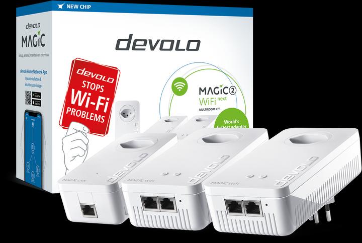 Produktbild Devolo Magic 2 WiFi next Multiroom Kit (2400 Mbit/s)