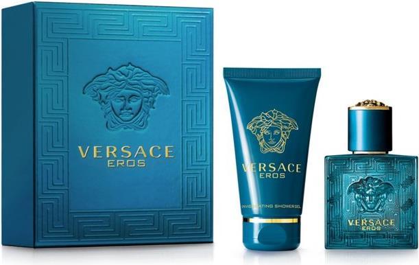 Produktbild Versace Eros Travel Set 50ml Eau De Toilette Spray + 100ml Shower Gel (Parfum set)