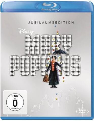 Immagine prodotto Edizione per l'anniversario di Mary Poppins (Blu-ray, 1964, Russo, Spagnolo, Inglese, Tedesco, Portoghese)