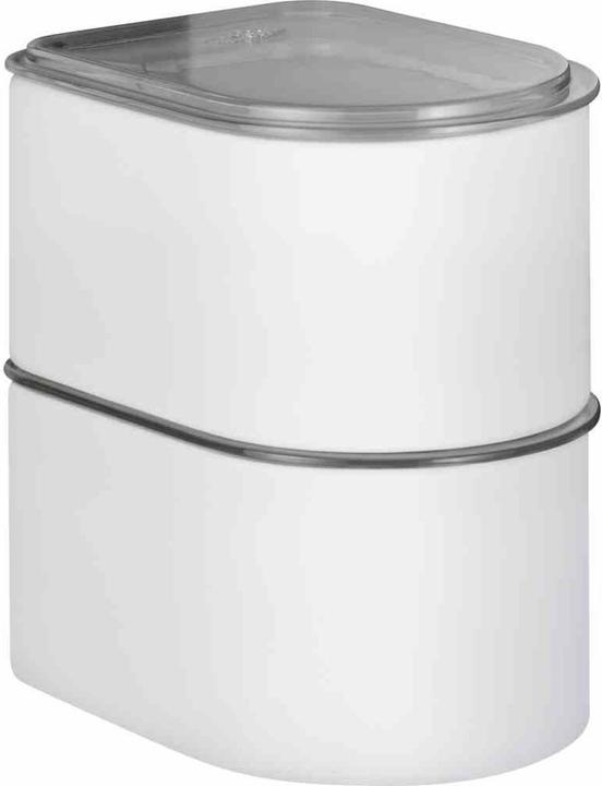Produktbild Wesco Vorratsdose LOFT 1 Liter aus hochwertigem Stahlblech mit Acryldeckel in der Farbe weiss matt - (1 l)