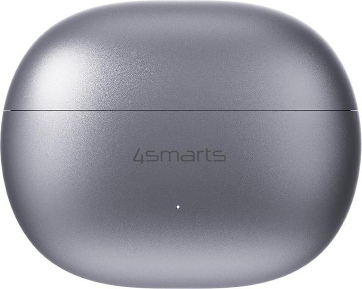 Produktbild 4smarts Open-Ear-Kopfhörer SkyBuds Clip Grau, Detailfarbe: Grau (ANC, 28 h, Kabellos)
