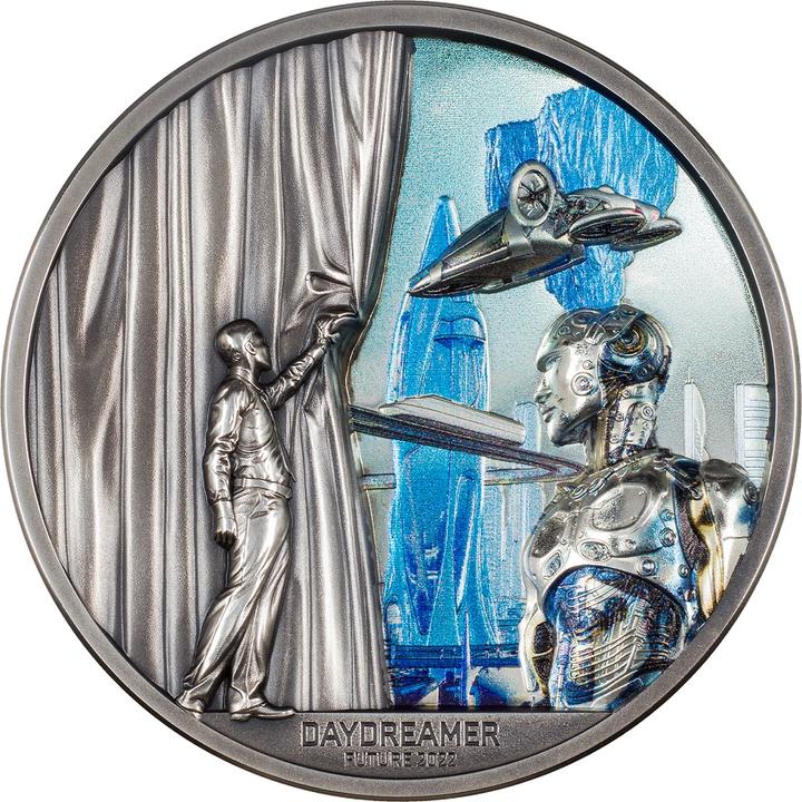 Image du produit CIT Coin Invest Argent Daydreamer 2 oz Finition antique - High Relief 2022 (999, 2022)