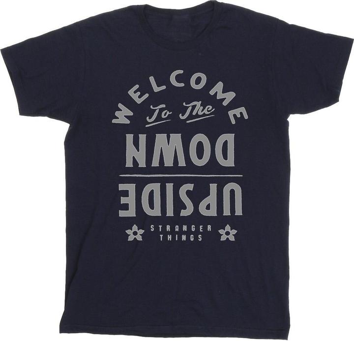 Netflix Stranger Things Welcome To Upside Down TShirt (S)