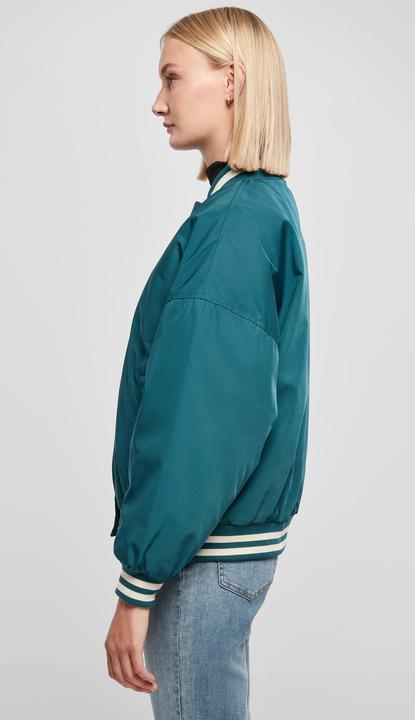 Actual product image Urban Classics Ladies Oversized Recycled College Jacket - 20391 (5XL)