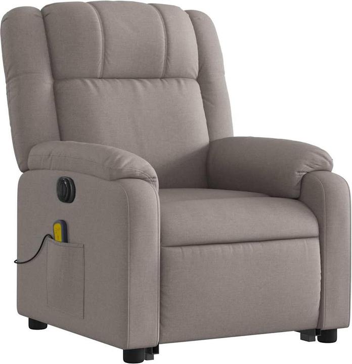 Produktbild VidaXL Massagesessel Aufstehhilfe Elektrisch Fernsehsessel Sessel Taupe Stoff