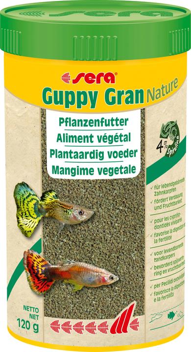 Immagine prodotto Sera Guppy Gran Natura (250 ml)