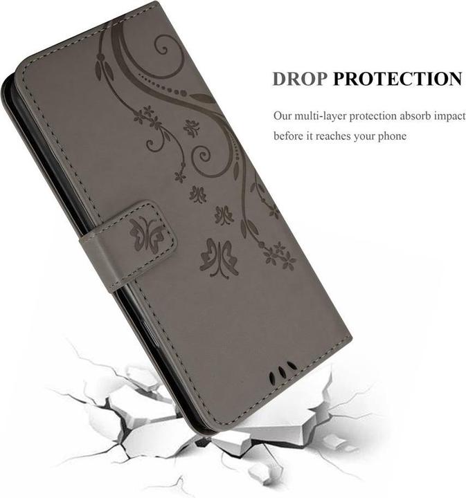 Immagine prodotto Cadorabo Copertina del libro a fiori (Huawei Y6 Prime (2018), Huawei Honor 7a)