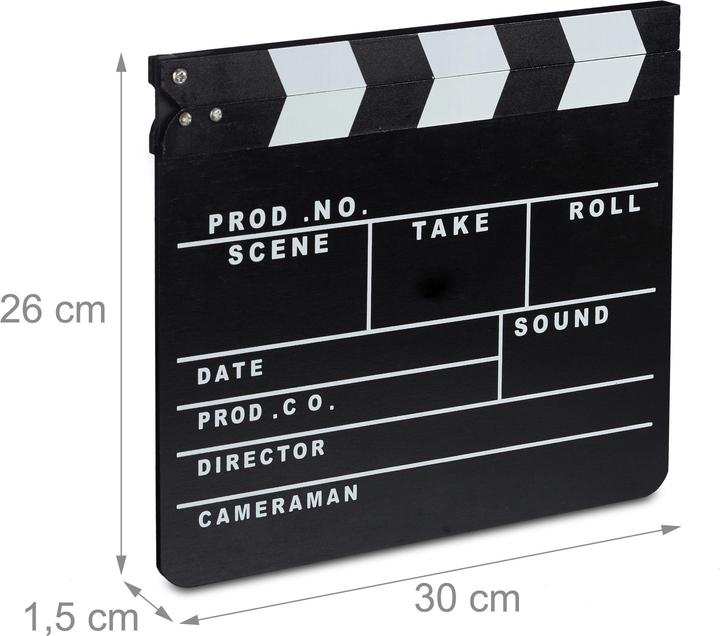 Produktbild Relaxdays Filmklappe