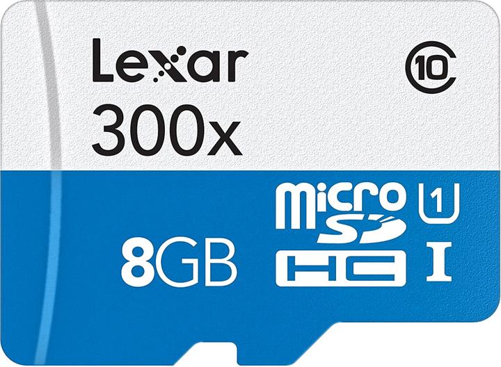 Immagine prodotto Lexar 300x (8 GB, microSDHC, U1, UHS-I)