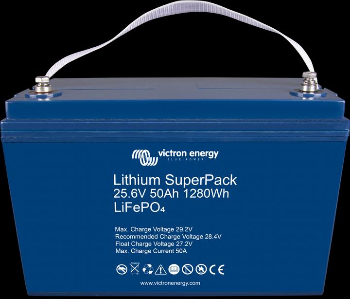 Actual product image Victron Energy Lithium SuperPack 25.6V/50Ah (25.60 V, 50 Ah)