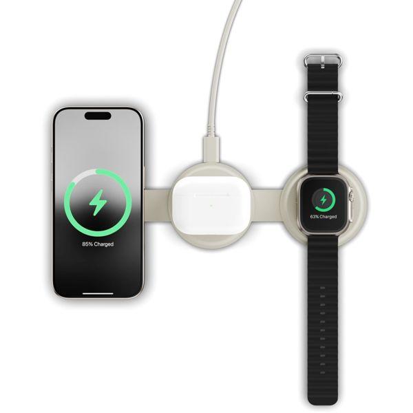 Immagine prodotto Satechi Caricabatterie wireless OntheGo 3-in-1 con Qi2 (15 W)