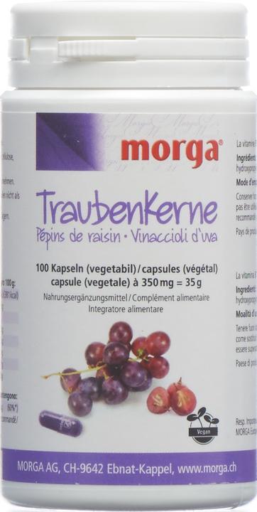 Actual product image Morga Grape Seed Vegicaps (1 Piece, Capsules, 65 g)