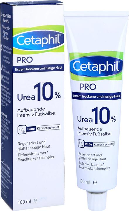 Produktbild Cetaphil Pro Urea 10% aufbauende Intensiv-Fusssalbe, 100 g Salbe (Fussdeodorant & -puder)